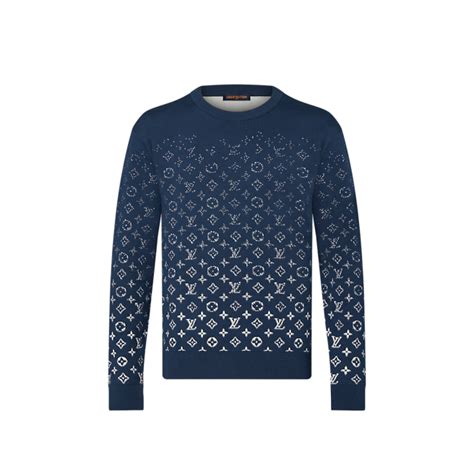 lvse monogram degrade crewneck|LVSE Monogram Degradé Crewneck .